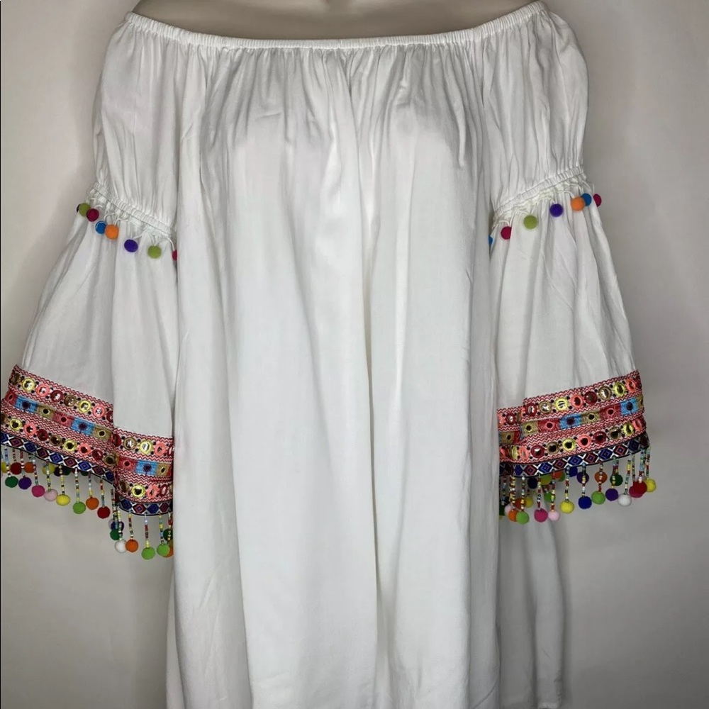 Stellah Boho Peasant Embroidered Beaded